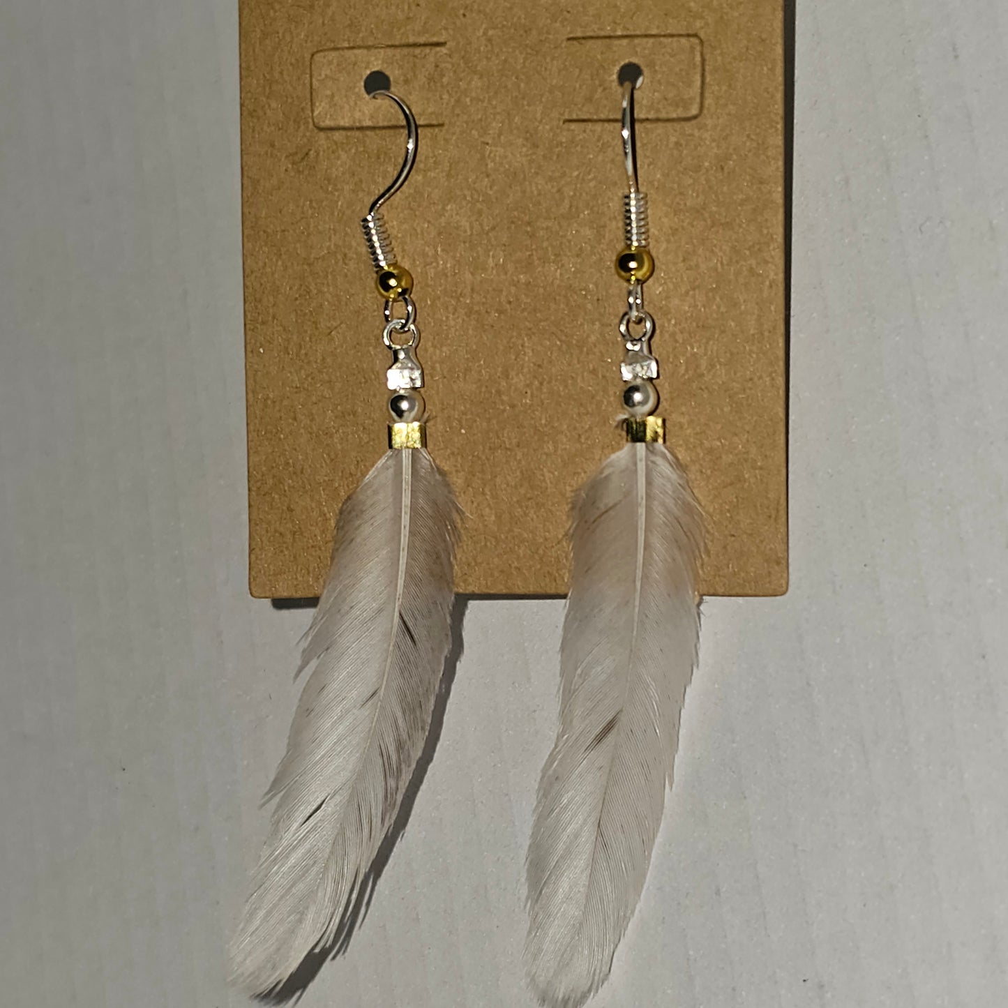 Turkey Feather Earrings