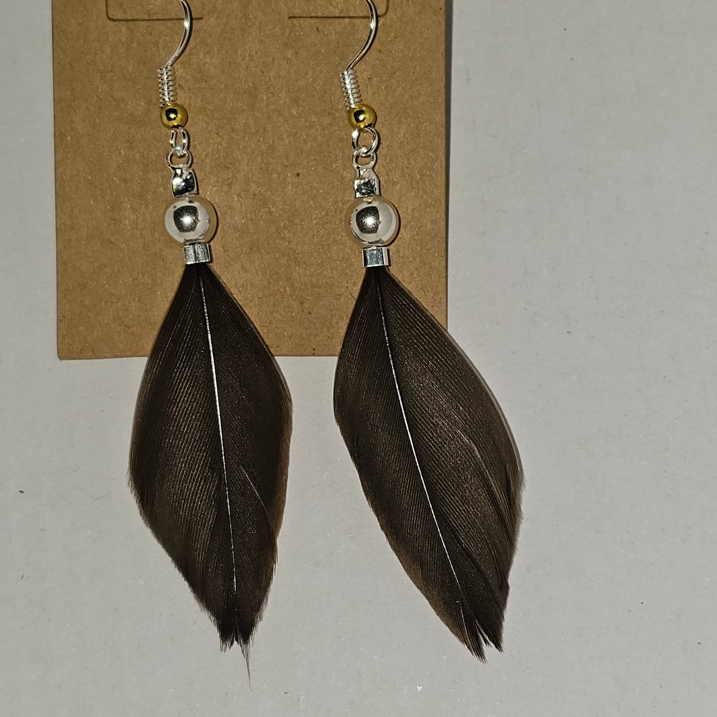 Duck Feather Earrings
