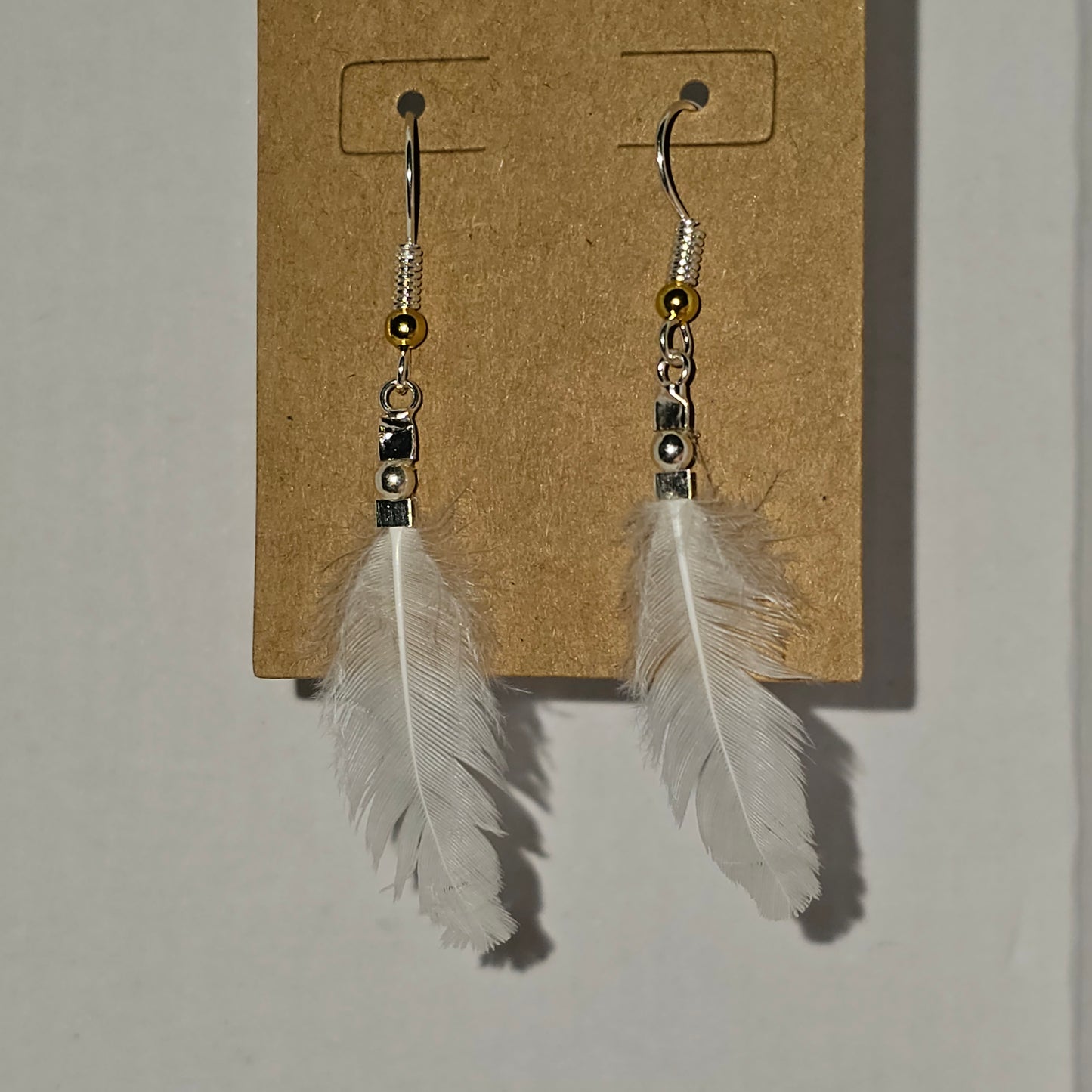 Turkey Feather Earrings