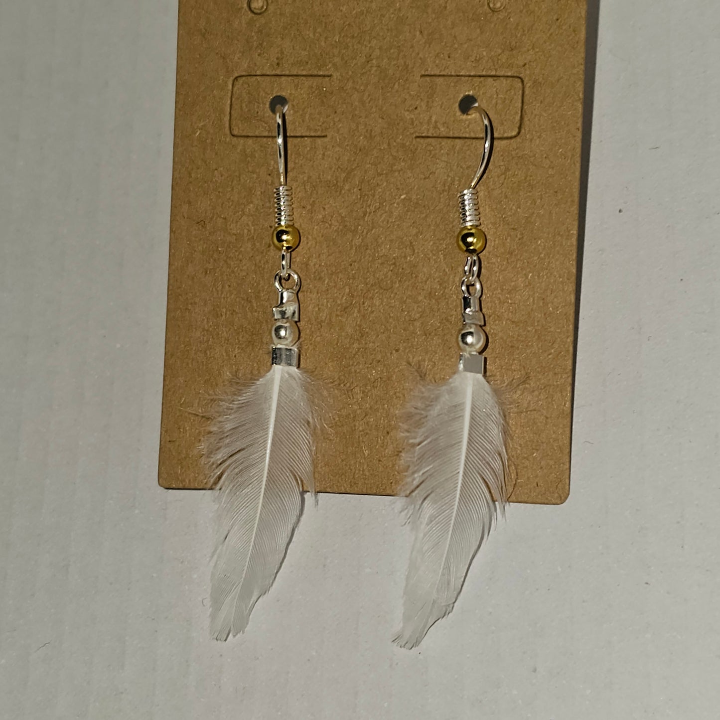 Turkey Feather Earrings