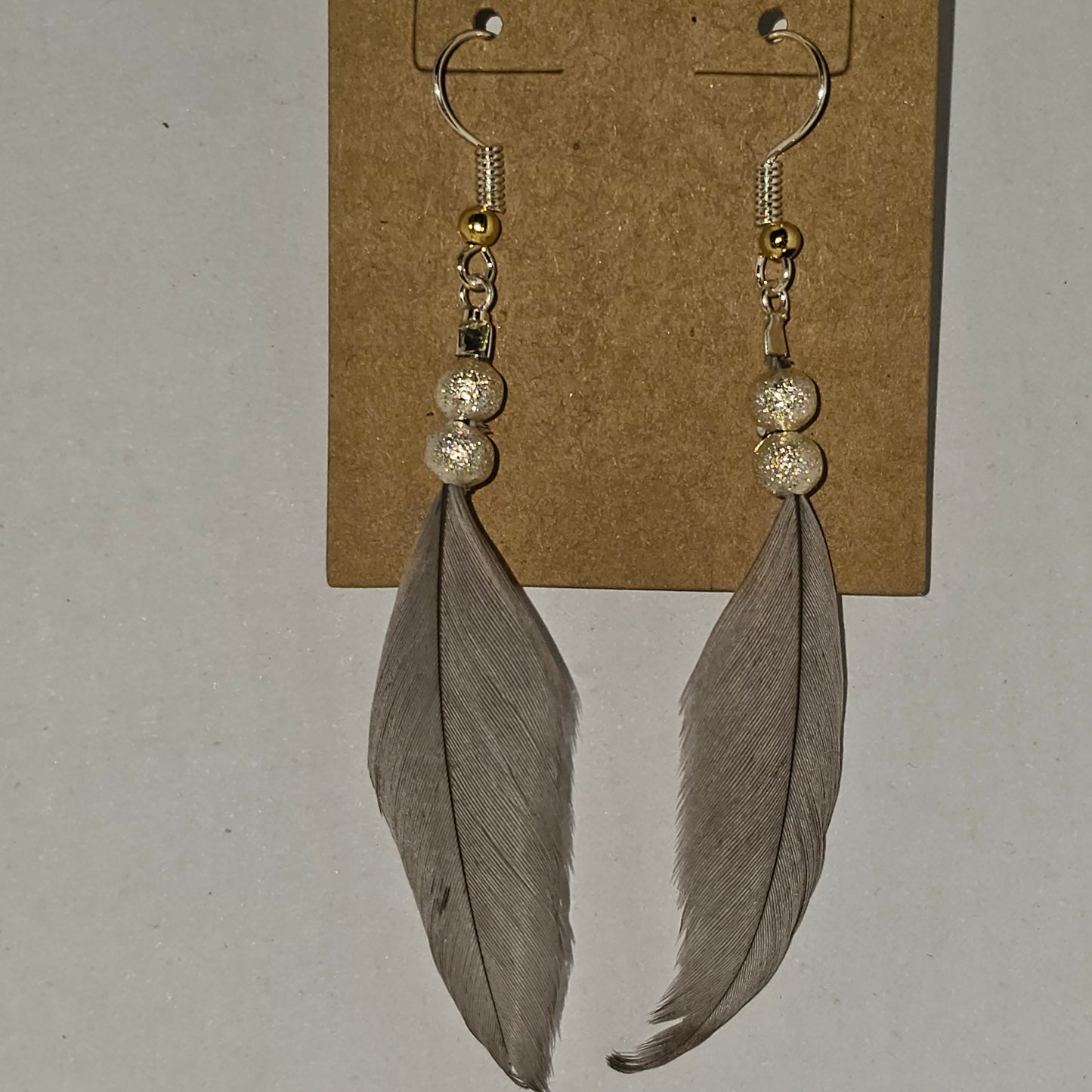 Chicken Feather Earrings