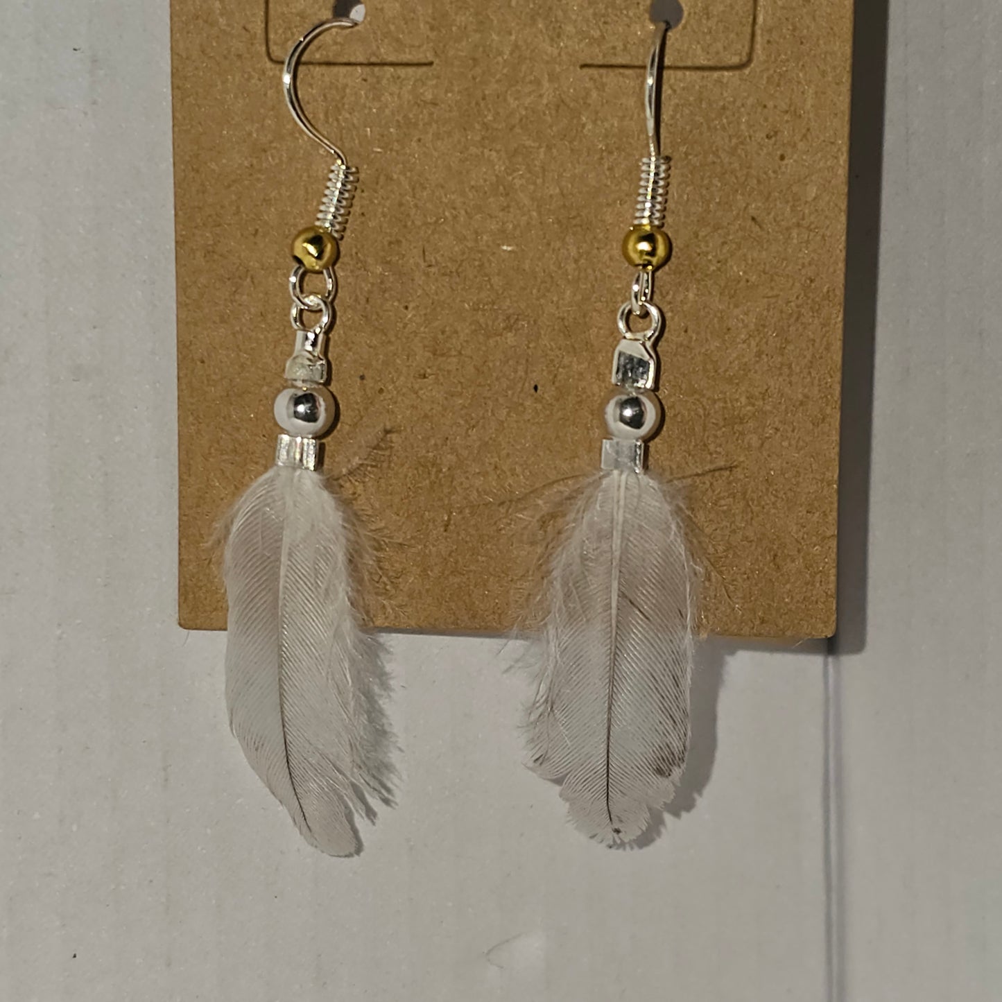 Turkey Feather Earrings