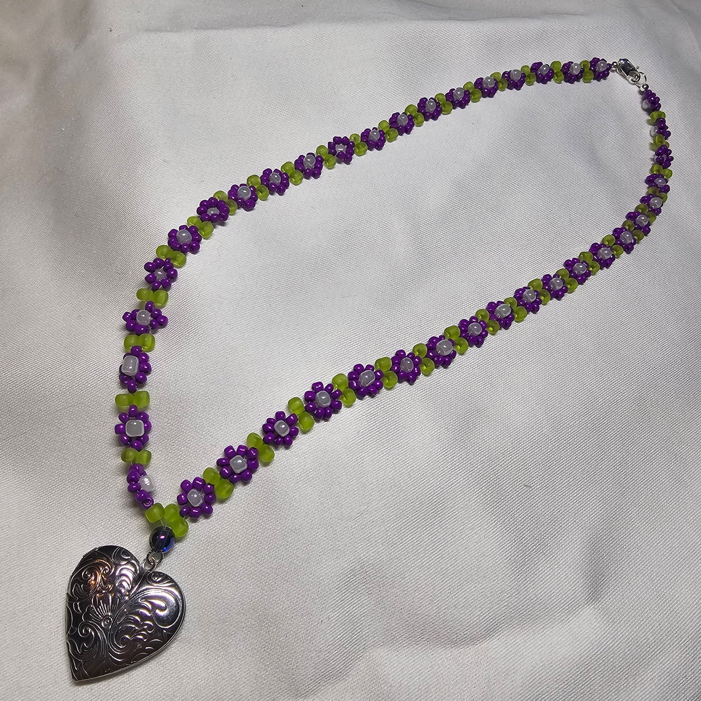 Wildflower Keepsake solid perfume - necklace 24"