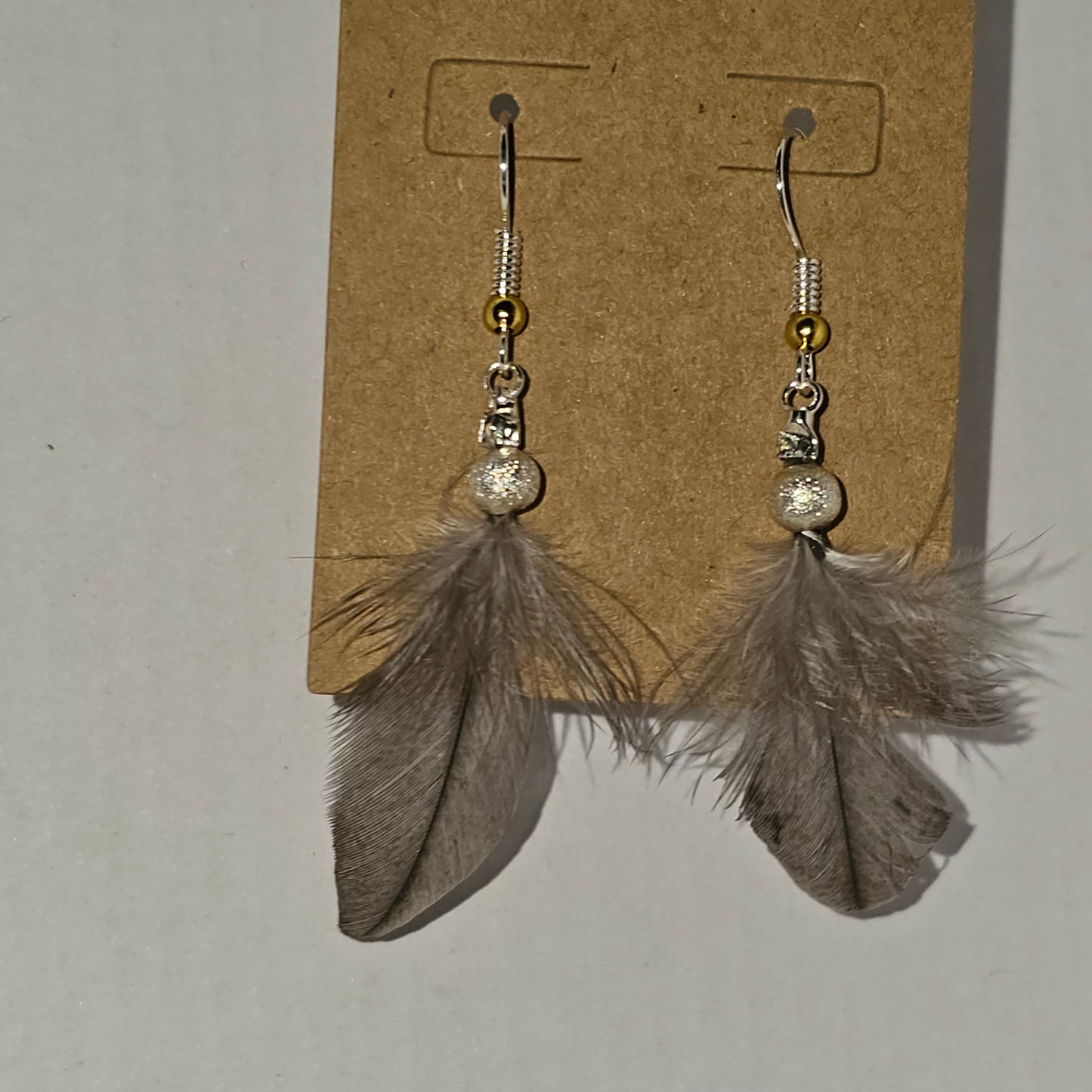 Chicken Feather Earrings