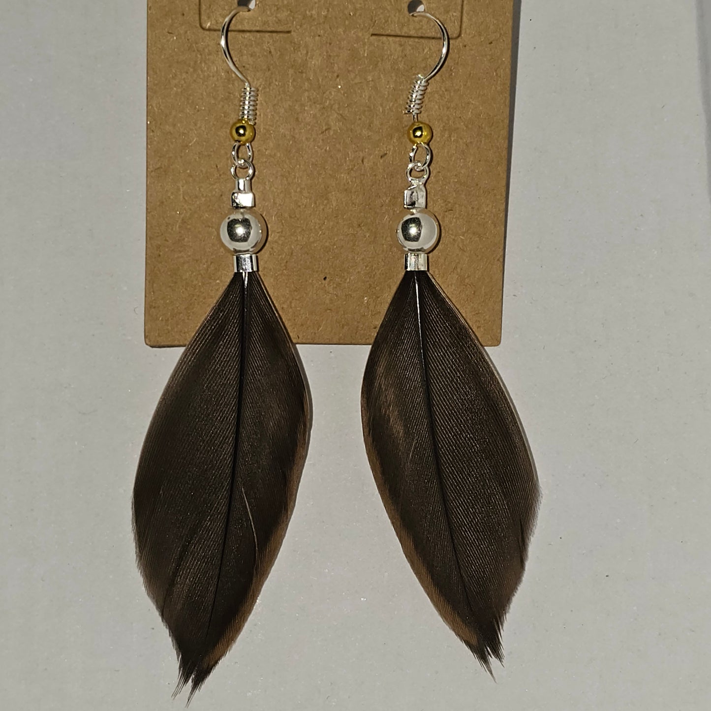 Duck Feather Earrings