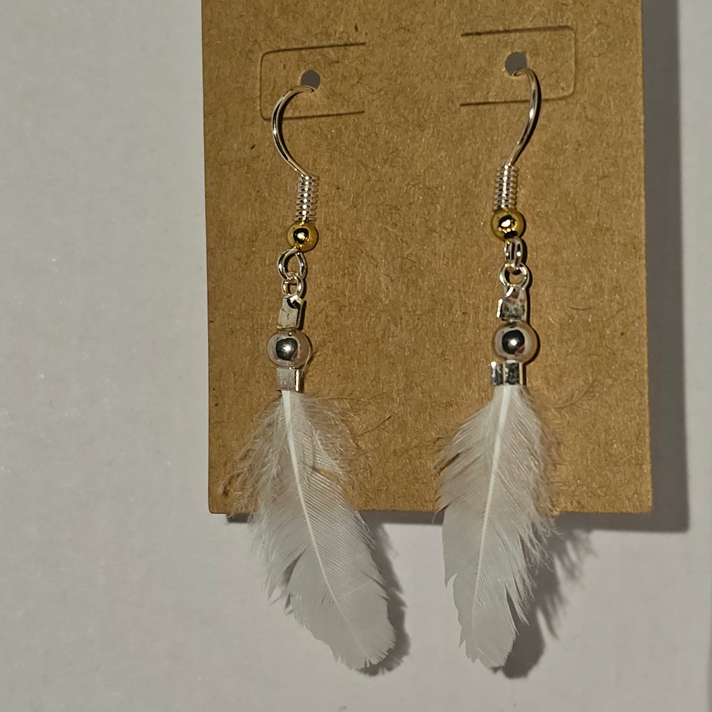 Turkey Feather Earrings