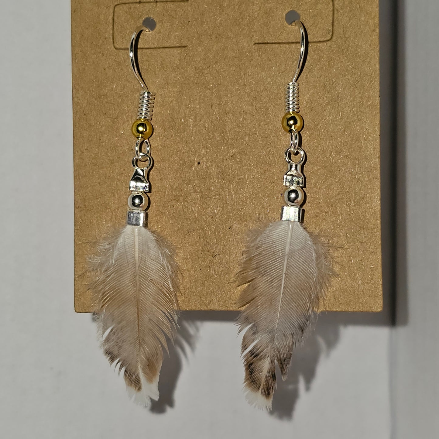 Turkey Feather Earrings