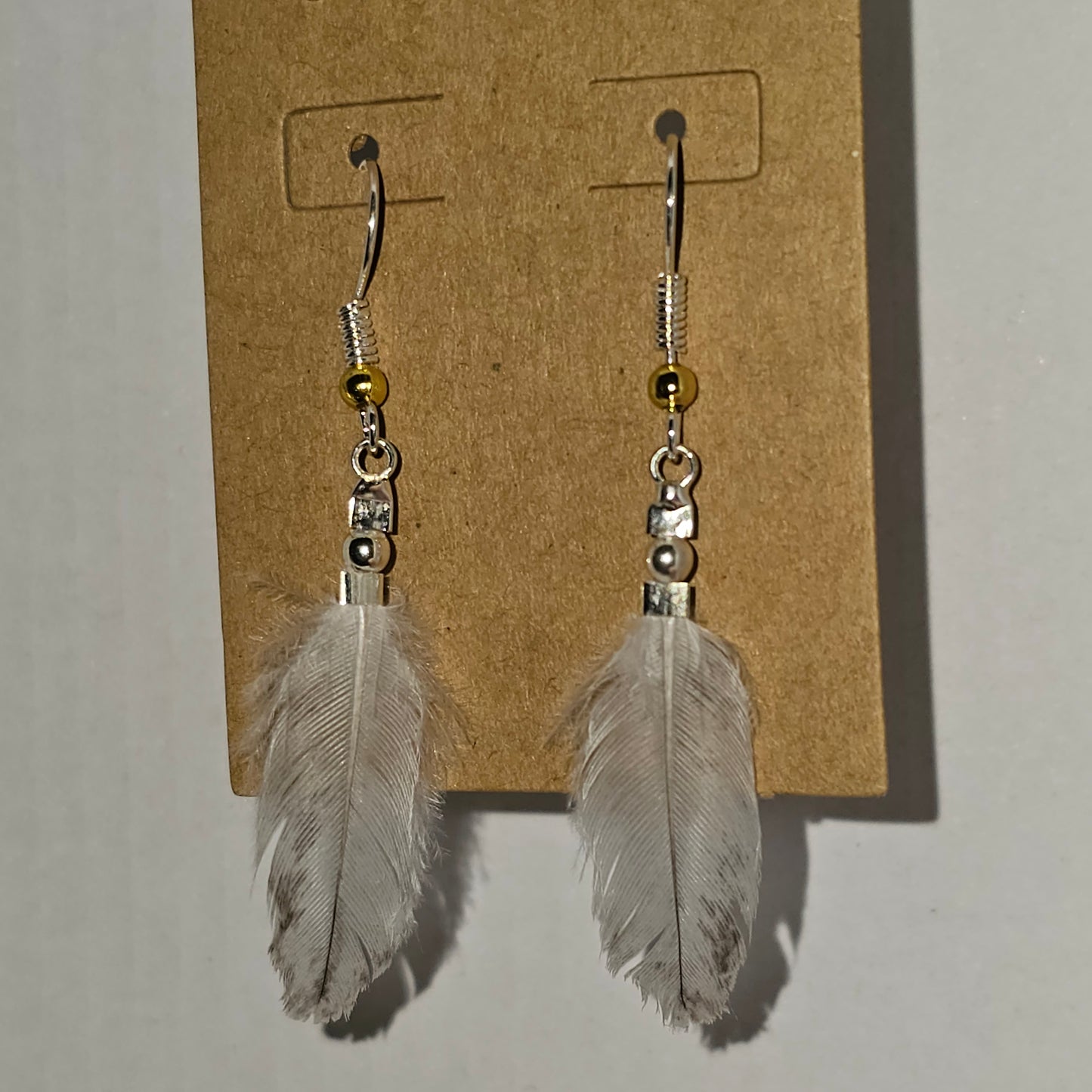 Turkey Feather Earrings