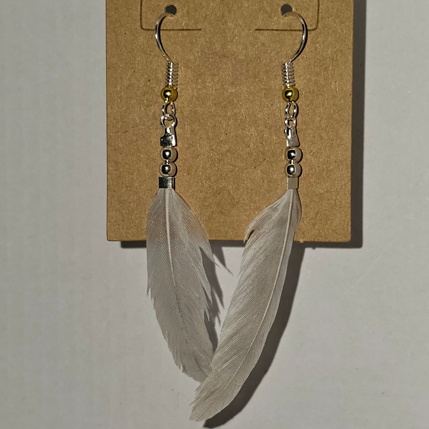 Turkey Feather Earrings