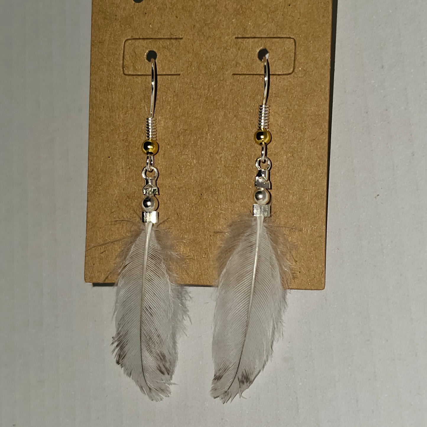Turkey Feather Earrings